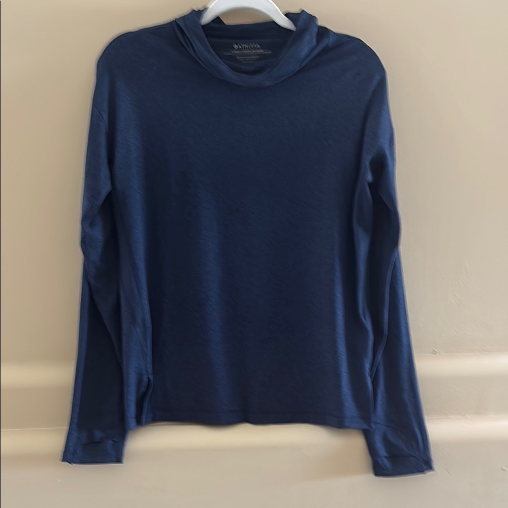 Athleta Uptempo Hoodie Sweatshirt. Dark Blue. Small. New.